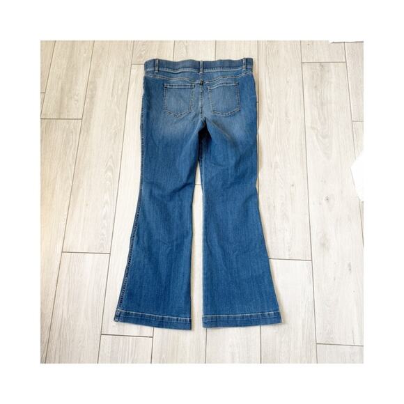 SPANX Jeans Denim Flare Vintage Indigo Blue Pull On Long Y2K 20456R Plus Size 2X - Picture 3 of 11